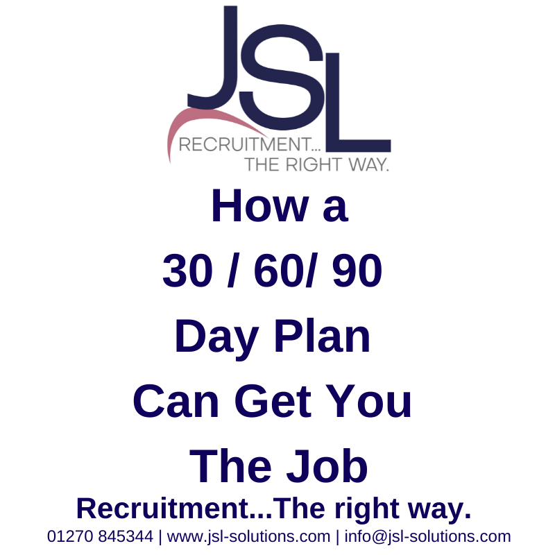 How a 30 / 60/ 90 /Day Plan Can Get You The Job